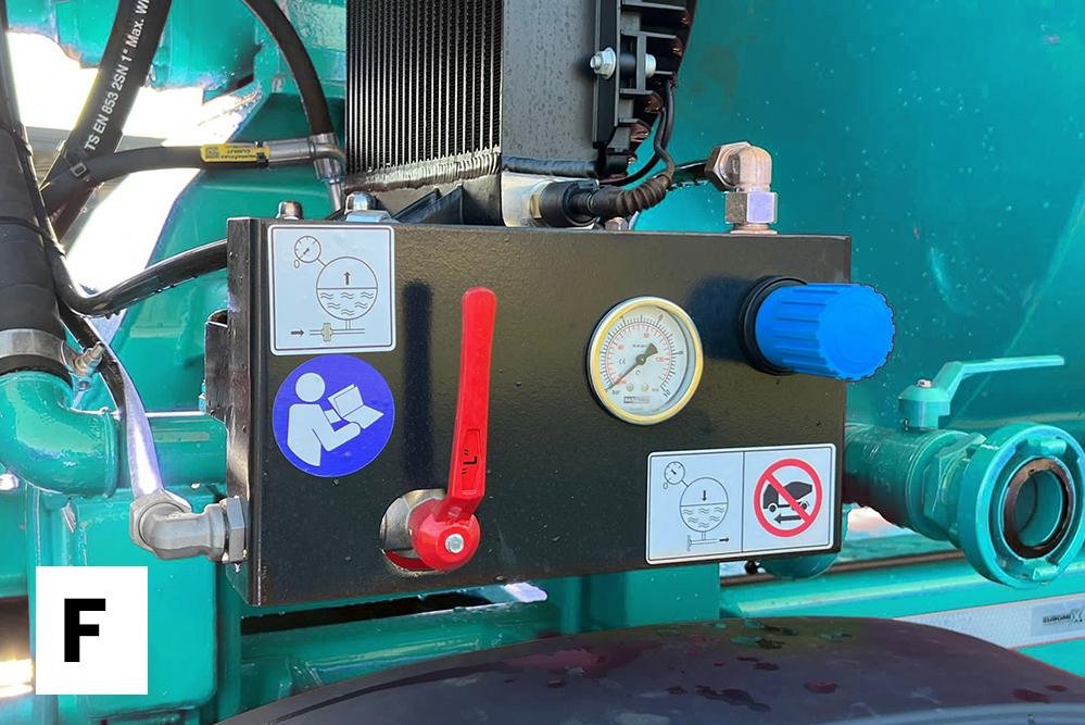 Manometer-Druckanzeige