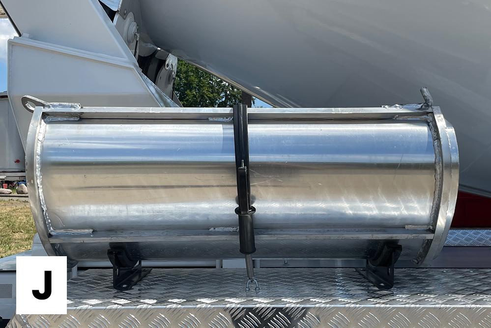 Verlängerungsschurren aus Aluminium