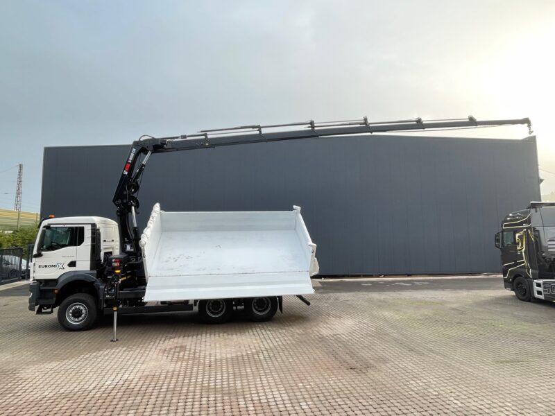 MAN TGS 33.430 6x6 3-Seiten-Kipper EMK3 Kran HIAB 228-6