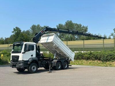 MAN TGS 33.430 BB 6x4 3-Seiten-Kipper EMK3 Kran HIAB 228-6